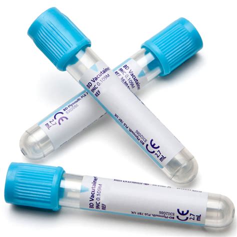 BD Vacutainer™ Plastic Blood Collection Tubes with Sodium Citrate.